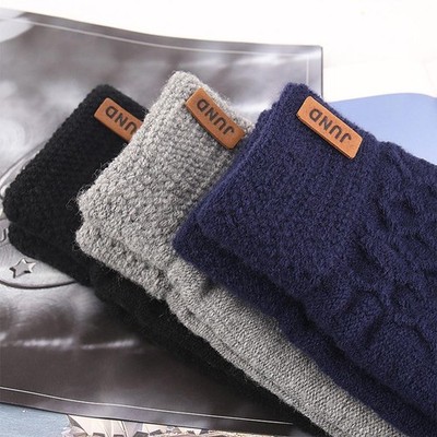 Weiche Winter Handschuhe Touchscreen Strick Herren Damen Handy Vollfinger Fäustling