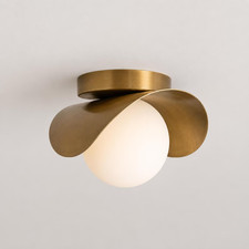 Mid century brass ceiling light modern chandelier Light Brass pendant fixture