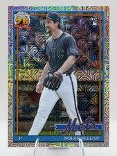 2026 Topps Nolan McLean 1991 35th Anniversary Chrome #91C-48 Mets Rookie Silver