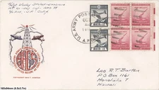 1940s APO Cover Japan 12s Airmail Pair With US Defense Stamps Army Postal