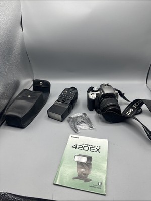 Canon EOS Rebel XT 8MP DSLR w/ 18 55mm Lens-C3B