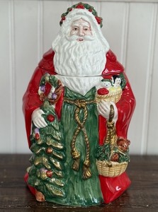 Vtg Christmas Santa Claus Ceramic Cookie Jar 1993 Dayton Hudson Marshall Field’s