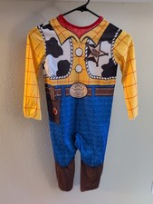 Toy Story Woody Halloween Costume One Piece Child's Size 4 to 6 No Hat