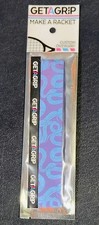 Get A Grip Club Racquet Overgrip Tennis Pickleball Grip Tape Purple Blue Snakes