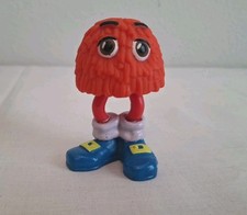 1989 Mcdonald's Happy Meal Toy Featuring Red Fry Guys with Blue Shoes.