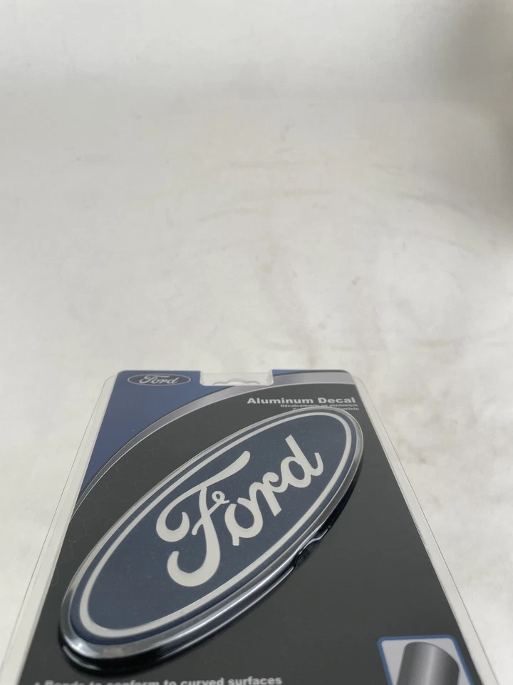 Licencia Ford Aluminio Color Emblema Calcomanía Auto Camión SUV Oficina Lugguage Paquete de 2 Foto 4 de 4