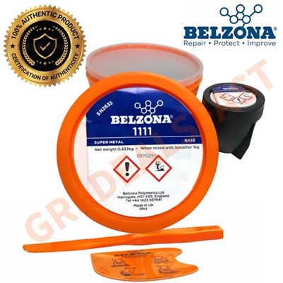 #ad Belzona 1111 Super Metal Epoxy Repair Composite 2 Part Steel Filled Resin 1 KG $230.00