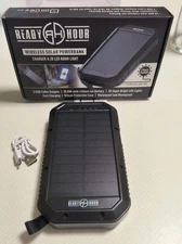 Ready Hour Wireless Solar Power Bank Charger & 20 LED Room Light 20K mAh