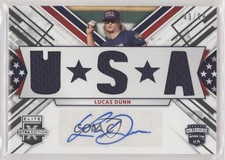 2019 Panini Elite Extra Edition Black 43/99 Lucas Dunn #USMS-LD Auto 3b3