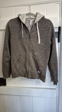 Saltrock grey marl zipped hoodie with pockets - size 12