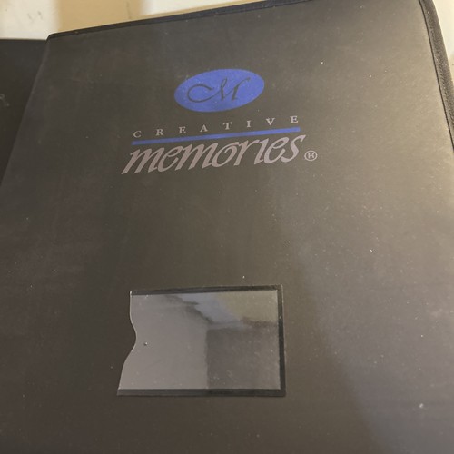 Creative Memories Accessory Zippered Binder With 14 Sticker Protectors Pages