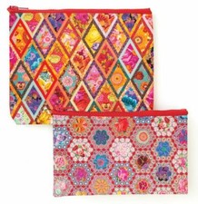 Kaffe Fassett's Fabulous Florals Eco Pouch Set by