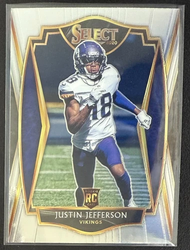 2020 Panini Select - Premier Level Justin Jefferson #161 (RC)