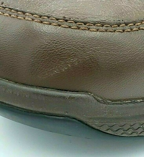 Florsheim Great Lakes Moc Toe Walk Oxford Sneaker Braun Leder Herren Größe 13W - Bild 11 von 12