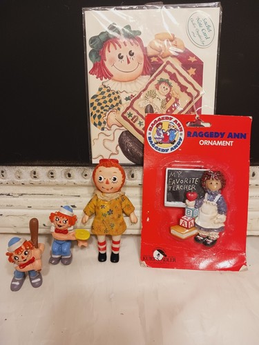 Raggedy Ann & Andy Knickerbocker & Georgene Dolls LOT #11 - Plate plus more - Picture 10 of 20