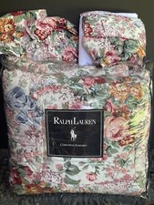 NEW RALPH Lauren FULL Double QUEEN Comforter SET Pr SHAMS BED SKIRT Allison RARE