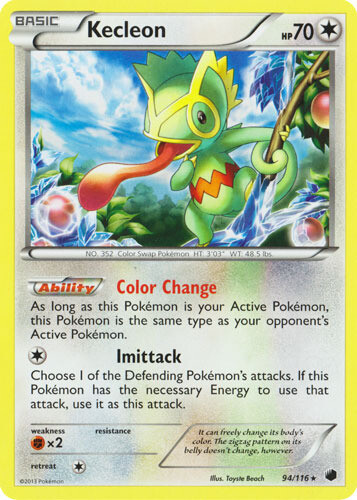 Kecleon - 94/116 - Rare x1 - Lightly Played - BW Plasma Freeze