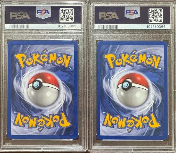 SEQUENTIAL PSA 10 NIDORAN & NIDORINO 1ST EDITION GERMAN BASE SET POKEMON - Image 2 of 2