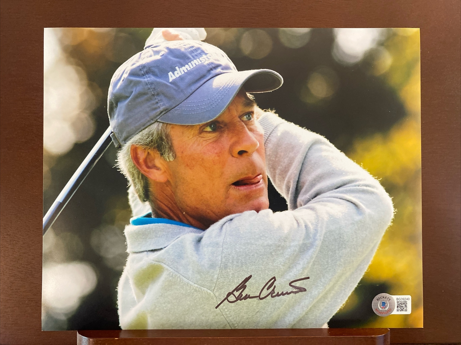 Ben Crenshaw Signed Autographed Signed 8X10 Photo COA BAS Beckett BG39240 