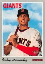 2019 TOPPS HERITAGE #58 - GORKYS HERNANDEZ