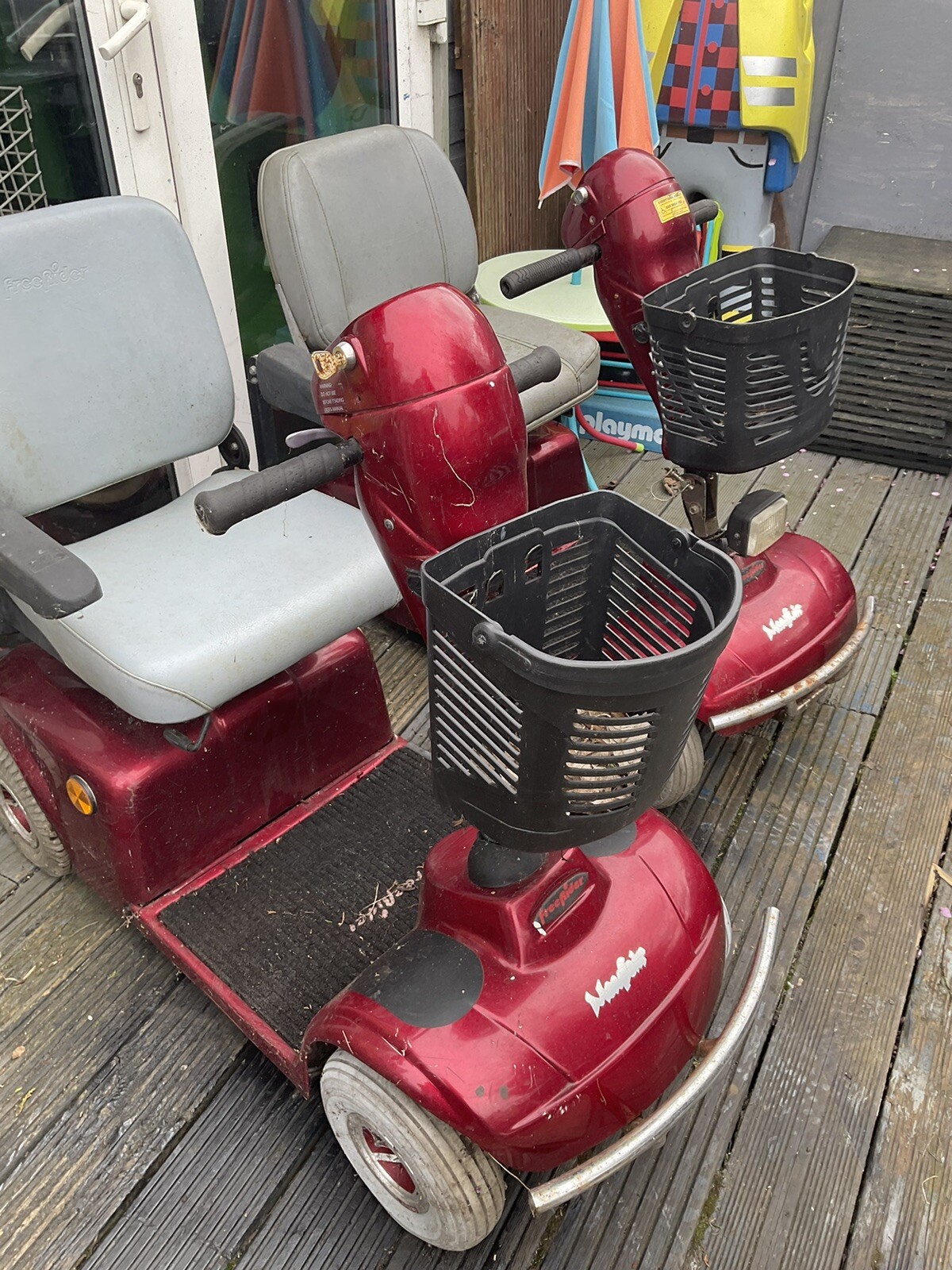 2 X Mobility scooter, Freerider Mayfair Spares Or repairs (Southend