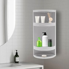 3-Tiers Desktop Rotating Storage Rack Basket Organizer Shelf Kitchen Bathroom