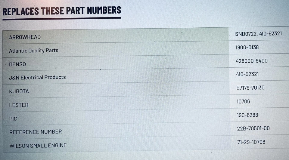 Kubota RTV400 Starter - Image 3 of 3