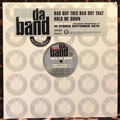 Bad Boys, Da Band- Bad Boy This Bad Boy That Holds Me Down LP 12  Single Vinyl