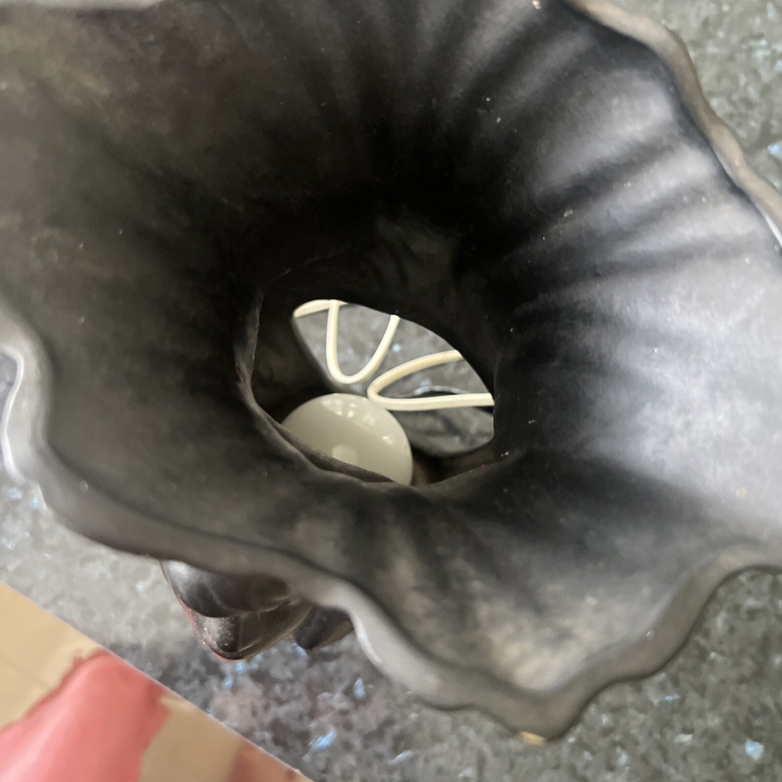 Barsony FL 38 black lady 'Volcano' lamp eBay