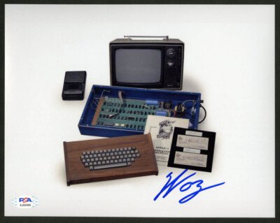 Steve Woz Wozniak SIGNED 8x10 Photo Apple 1 Computer Founder PSA/DNA AUTOGRAPHED