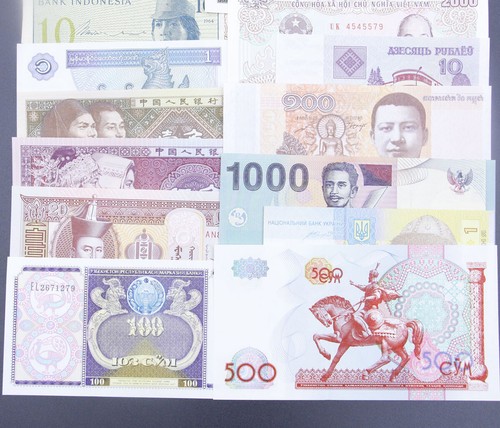 Lot 20 Pcs different Banknotes Paper Money Collections UNC Foreign Currency - Picture 3 of 3