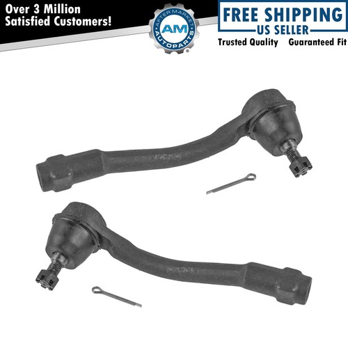 Outer Tie Rod Set For 2006-2011 Hyundai Accent - Front Left & Right Pair With 10-Year Warranty 9 thumbnail image