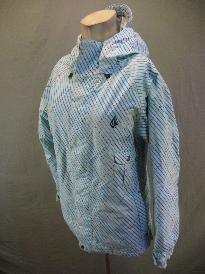 VOLCOM THERMONITE Size M Womens Stand Collar Powder Skirt Snowboard Jacket 198 - Image 3 of 4