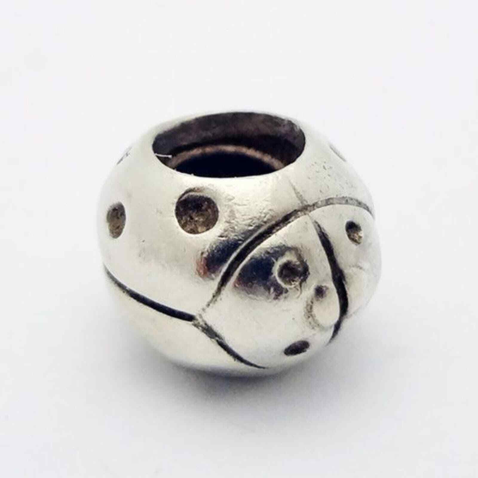 Pandora Sterling Silver Ladybug Charm Bead 790135 Re… Gem