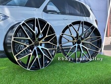 4 x 20 Inch 5x112 Concave Style Black Wheels: Fits For Porsche Macan Cayenne