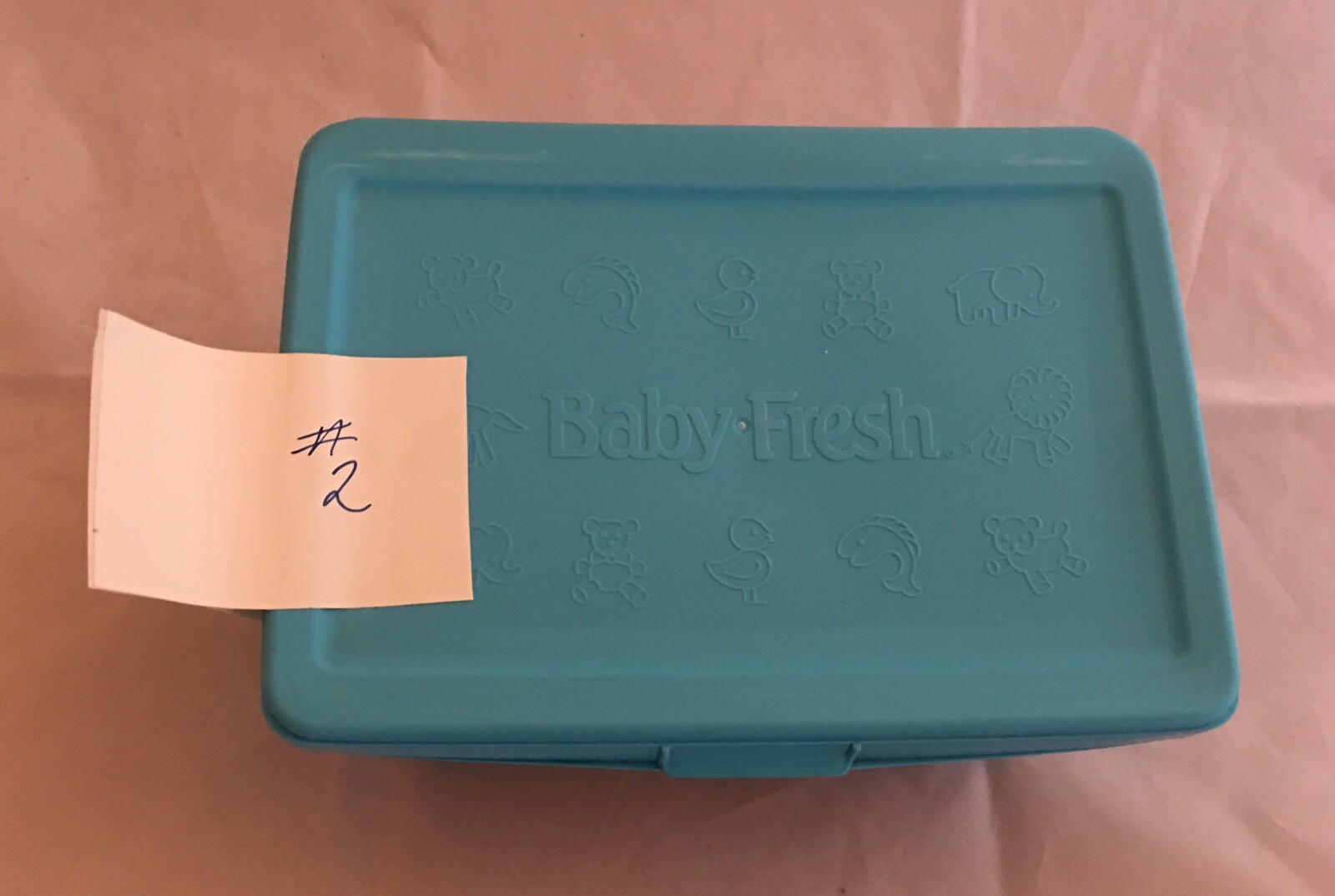 Vintage 1994 Scott Baby Fresh Diaper Wipes Wipe Container ONLY RARE