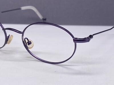 Cil Steel Brille Damen Rund Oval Lila Vollrand kleine Gläser NP:188 