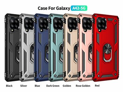 For Samsung Galaxy A42 5G Rugged Phone Case Shockproof Cover + Screen Protector