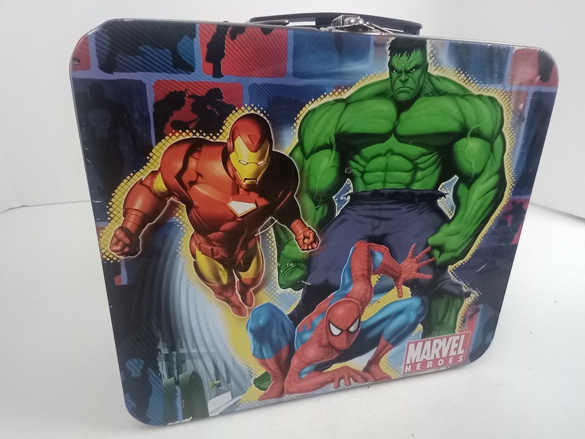 Marvel Heroes 2010 Metal LunchBox No Thermos 7