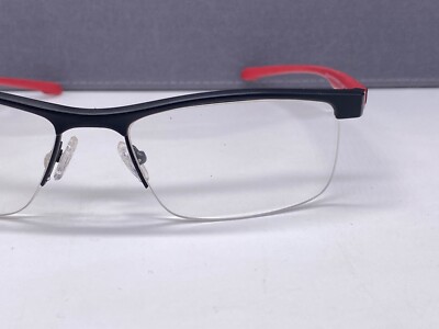 Easy Brille Herren Schwarz Rechteckig Groß XL Sport 2 rot Holland