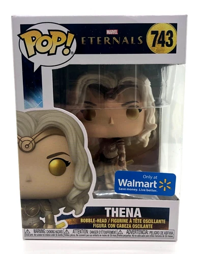 Funko Pop! Marvel Eternals Thena #743 Bobble-Head Figurine Walmart Exclusive