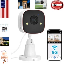 2K HD Outdoor/Indoor Security Camera with Color Night Vision and AI Detection