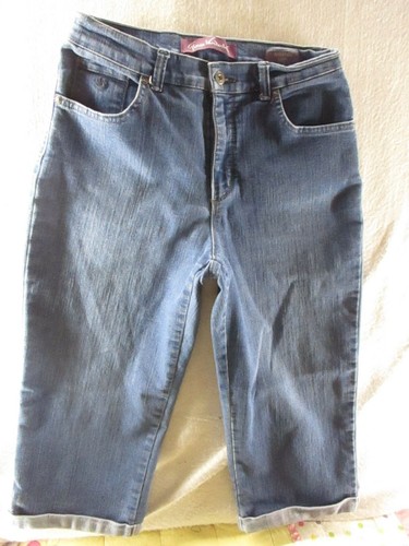 gloria vanderbilt amanda capri jeans sz 
