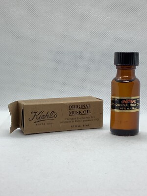 Kiehl's Original Musk Oil New in Box 0.5fl. oz/14ml NIB Discontinued Rare HTF