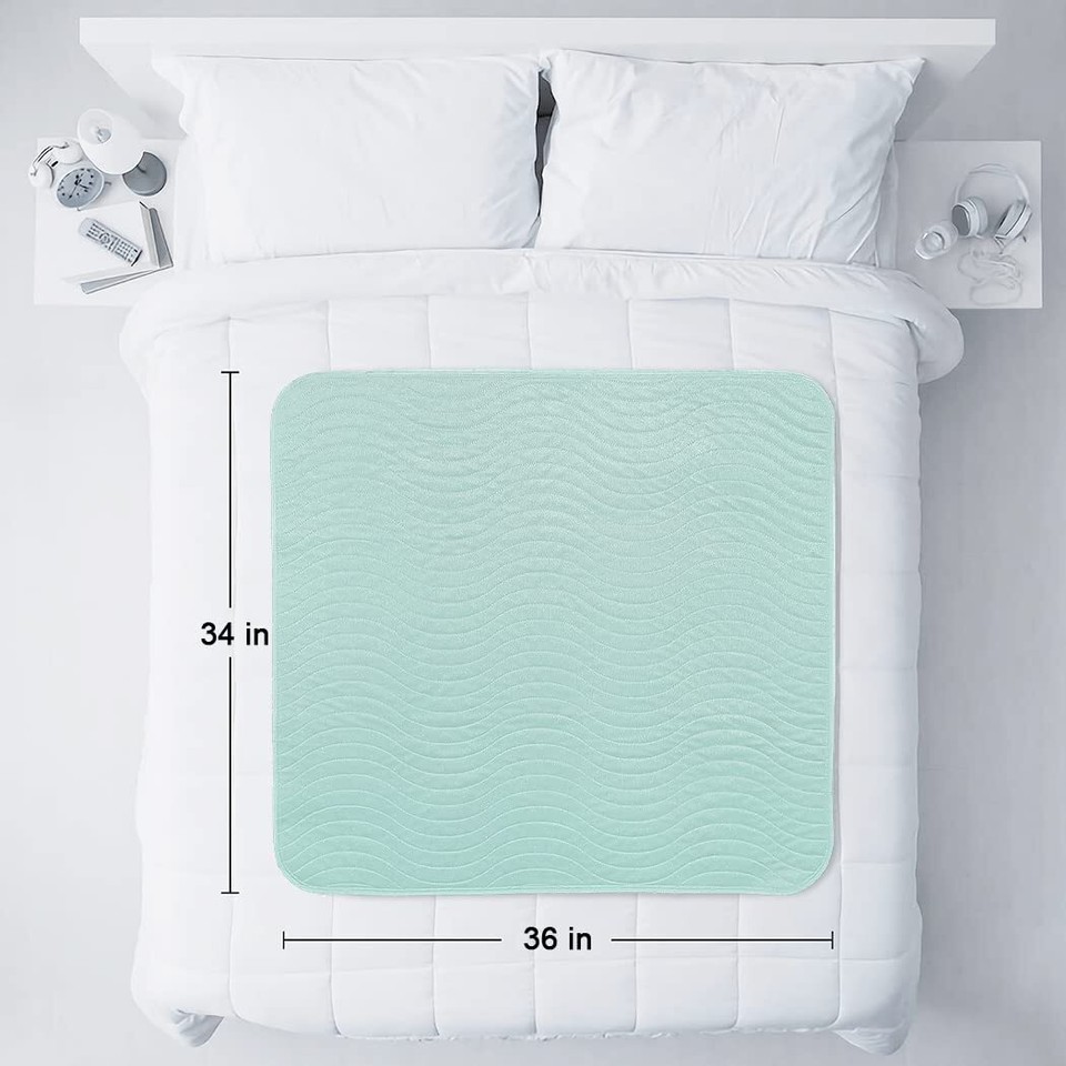 Bed Pads for Incontinence Washable Reusable Pad Absorbent Incontinence