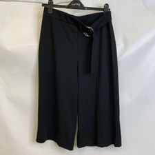 JOSEPH RIBKOFF Belted Pull-On Cropped Wide-Leg Pants Women's Size 10