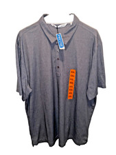 Travis Mathew Men's XXL Short Sleeve Polo Golf Shirt Heather Gray NWT
