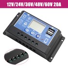 20A Pwm Solar Controller Display Current Solar Street Light Controller 0V Start