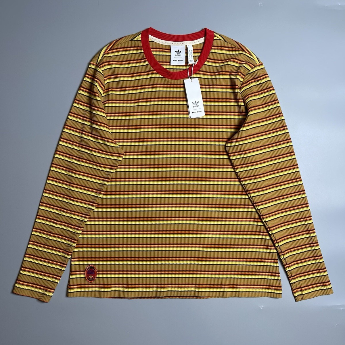 ADIDAS X WALES BONNER LONG SLEEVES STRIPED MULTICOLOR SIZE “XL