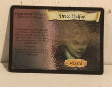 2001 Harry Potter TCG DRACO MALFOY Holo Foil 2/116 RARE